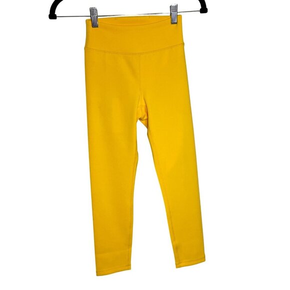 NWT Revolve lovewave Luka Yellow Cropped Pant Leggings-sz XXS - Picture 5 of 10